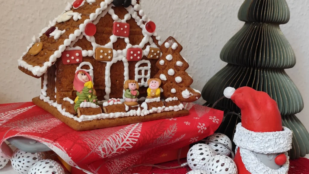 Weihnachten im Altenpflegeheim, Lebkuchenhäuschen